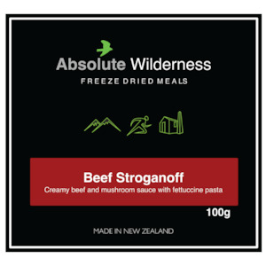 Freeze Dried Meals: Absolute Wilderness Beef Stroganoff