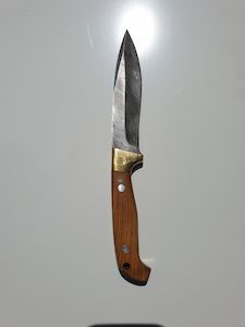 Damascus Hunting Knife General Skinning Hunting Wood