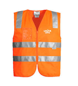 Work clothing: LIQUOR CENTRE UNISEX HI-VIS SAFETY VEST