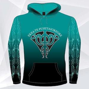 Work clothing: Te Kura Sublimated Hoodie