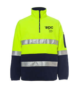 Work clothing: WPC HI-VIS DAY/NIGHT 1/2 ZIP FLEECE