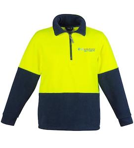 Air Solutions Hi-vis 1/2 Zip Polarfleece Jumper