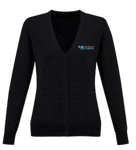 Work clothing: AIR SOLUTIONS LADIES ROMA KNIT CARDIGAN