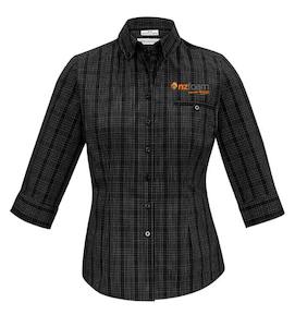 Work clothing: NZ FOAM LADIES 3/4 SLEEVE HARPER SHIRT