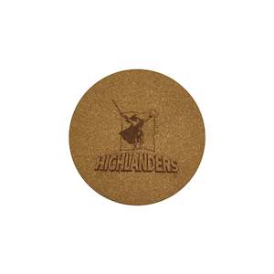 Highlanders Cork Coasters