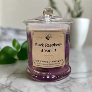 Soy Candle - Black Raspberry and Vanilla