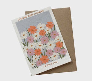 Flower Market Blooming Card