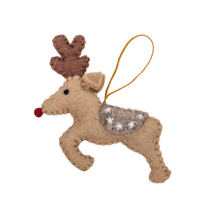 Decor: Pashom Christmas Decoration - Prancing Reindeer