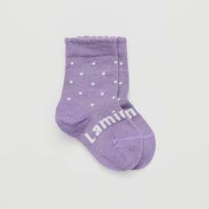 Merino Wool Crew Socks Berry