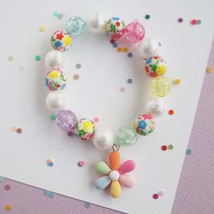 Jewellery: Rainbow Petal Bracelet