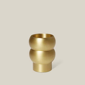 Figure II Brass Candle Holder