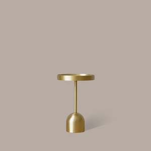 Fountain Brass Candle Holder Medium