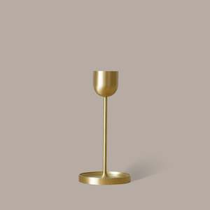 Fountain Brass Candle Holder Large