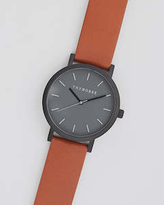 The Original Matte Black with Tan Leather