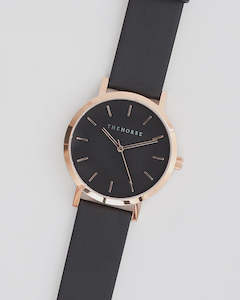 The Original Rose Gold with Black Leather