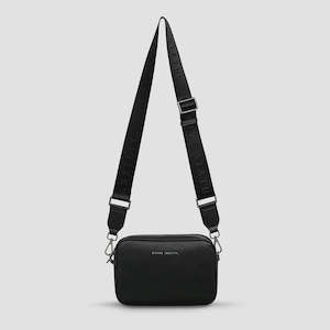 Plunder Bag With Webbed Strap - Black