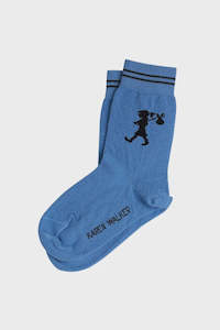 Runaway Girl Ankle Socks Blue/Navy