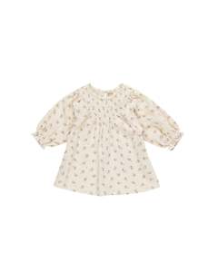 Smocked Dress - Holly Berry