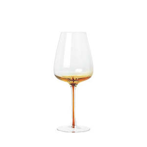 Glassware: Broste Amber White Wine Glass