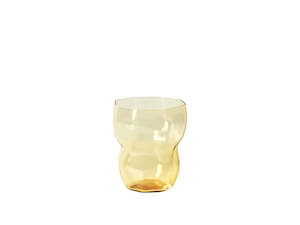 Glassware: Limfjord Glass Large Tumbler Amber