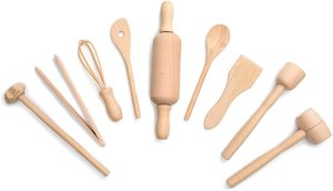 Kitchen: Klawe Kids 9 Piece Set Beech