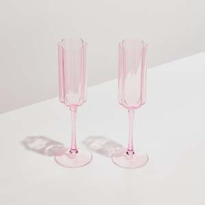 Wave Flutes Pink