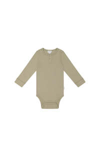 Organic Cotton Modal Long Sleeve Bodysuit