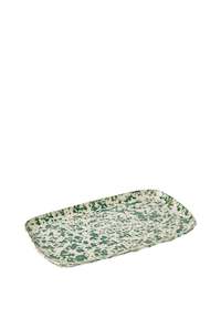 Husk Green Splatter Tray