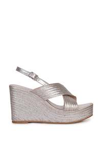 Husk MYA ESPADRILLE - Silver