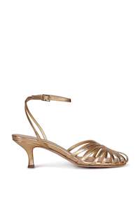 Husk JADE SANDAL - Brass Metalic