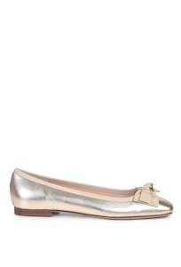 Shoes Full Price: Husk MIA BALLET - Gold Metallic