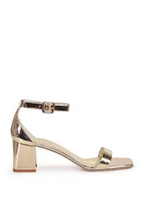 Shoes Full Price: Husk GRACE SANDALS - Mirror Pale Gold