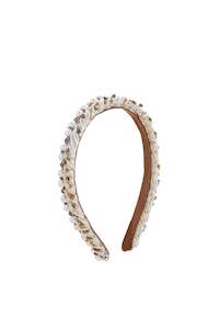 Accessories: Deepa Gurnani Eliza Headband - Gold