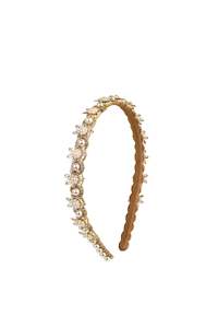 Deepa Gurnani Deanne Headband - Gold