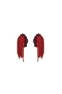 Madiso: Madiso Rose Earring - Red