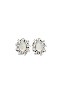 Madiso Mussel Earring - Silver