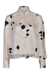 Alysi: Alysi Leaf Blouse - Print