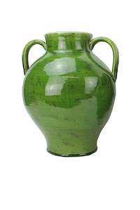 Husk Portuguese Urn - Green