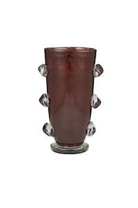 Husk Marshall Vase - Claret