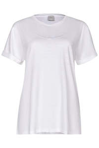 Husk Embroidered Tee - White