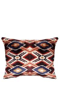 Les Ottomans Double Cushion - Wine