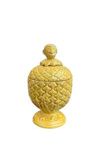 Les Ottomans: Les Ottomans Monkey Box - Yellow