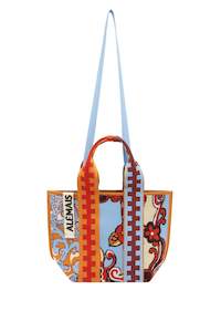 Accessories: Alemais Spliced Tote - Multi Coloured