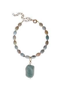 Jewellery All: Alouette Design
 Penny Necklace - Amazonite