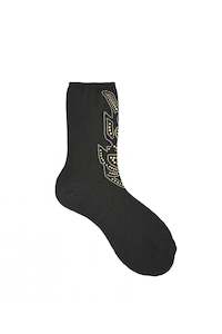 Alto Milano: Alto Milano Cleo Sock - Black