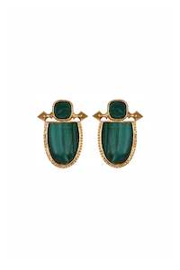 Alouette Design
 Scarab Earring - Gold