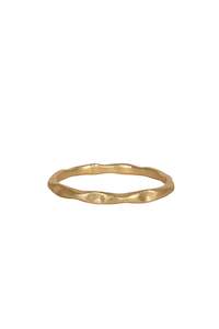 Alouette Design
 Hamerred Bangle - Gold