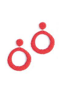 Deepa Gurnani Asta Earring - Red