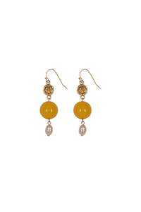 Ben Amun: Ben Amun Leila Earring - Gold