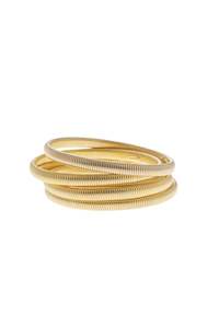 Ben Amun Python Bangles - Gold